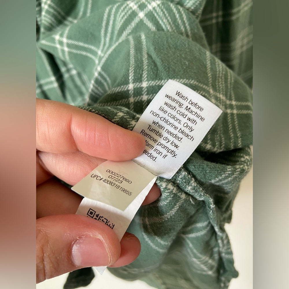Women's Plaid Print Flannel Shirt - Picture 7 of 10